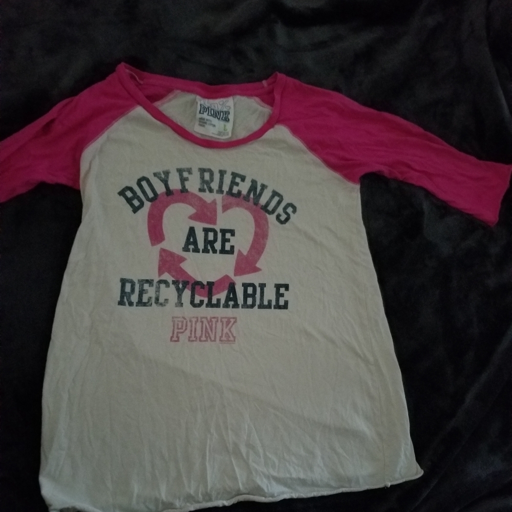 PINK Women's baseball style shirt
